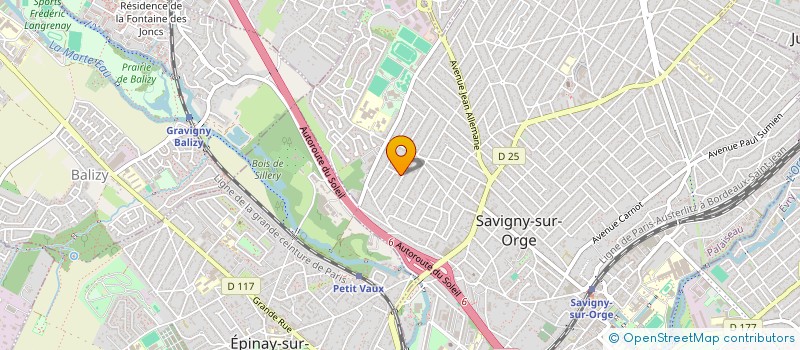 localisation de l'entreprise MONSIEUR ANTOINE CREPIN-ERNOUX  SAVIGNY-SUR-ORGE