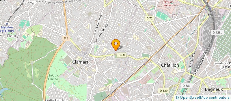 localisation de l'entreprise MONSIEUR ANTOINE CRESPIN à CLAMART