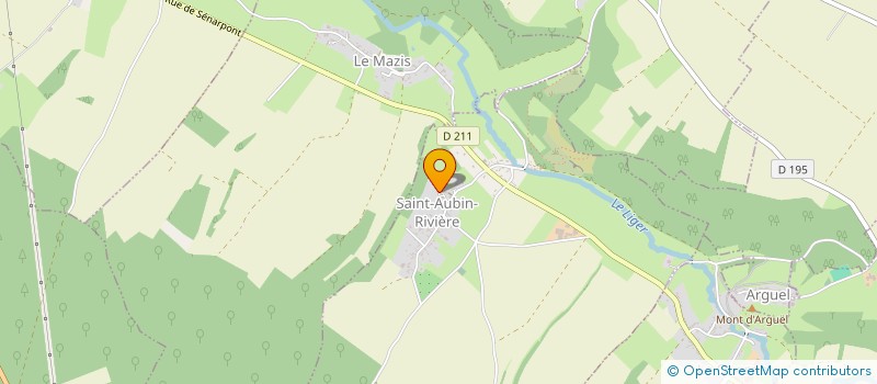 localisation de l'entreprise MONSIEUR ANTOINE CRETE  SAINT-AUBIN-RIVIERE