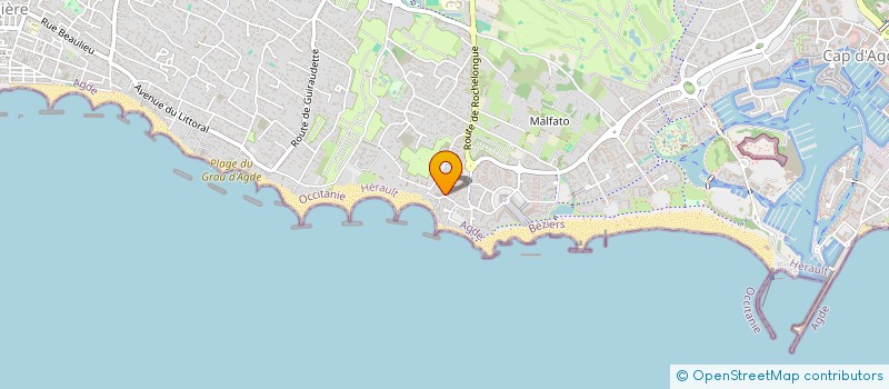 localisation de l'entreprise MONSIEUR ANTOINE CRIADO  AGDE