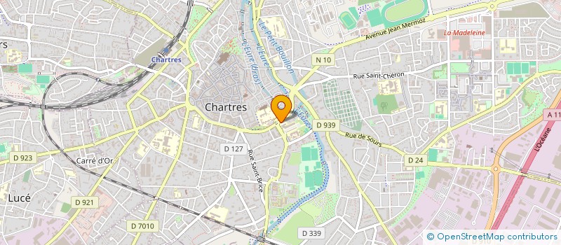 localisation de l'entreprise MONSIEUR ANTOINE CROCHON à CHARTRES