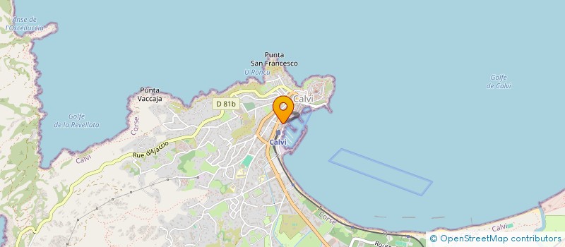 localisation de l'entreprise MONSIEUR ANTOINE CRUCIANI à CALVI