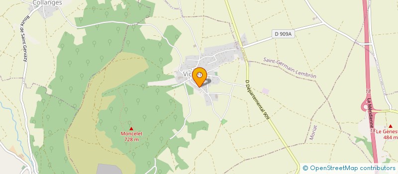 localisation de l'entreprise MONSIEUR ANTOINE CUBIZOLLES  VICHEL