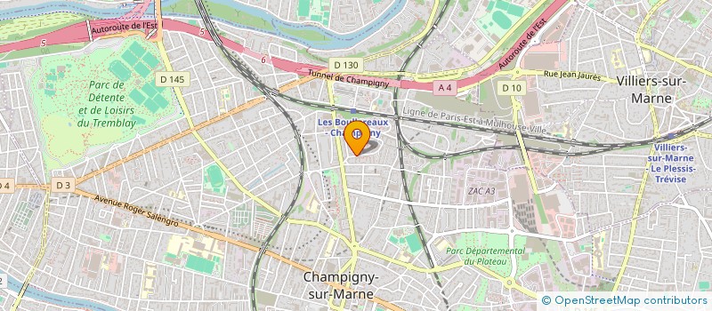 localisation de l'entreprise MONSIEUR ANTOINE CUCCA à CHAMPIGNY-SUR-MARNE