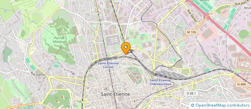 localisation de l'entreprise MONSIEUR ANTOINE CUFFARO  SAINT-ETIENNE