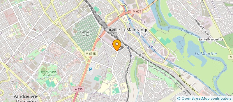 localisation de l'entreprise MONSIEUR ANTOINE CUPO  JARVILLE-LA-MALGRANGE