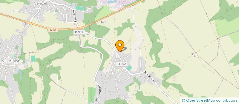 localisation de l'entreprise MONSIEUR ANTOINE D'APOLITO  ACY