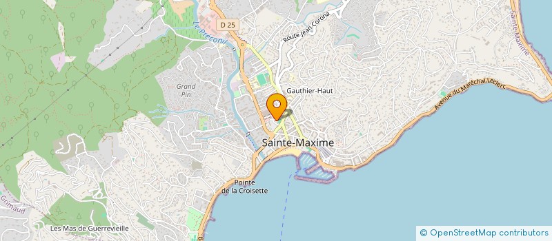 localisation de l'entreprise MONSIEUR ANTOINE D ELIA à SAINTE-MAXIME