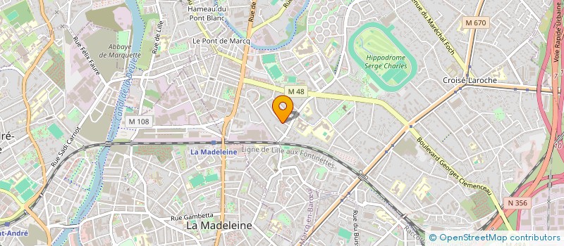 localisation de l'entreprise MONSIEUR ANTOINE D'IRUMBERRY DE SALABERRY à MARCQ-EN-BARŒUL