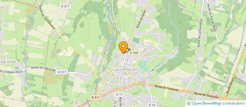 localisation de l'entreprise MONSIEUR ANTOINE DA COSTA  LANNEMEZAN