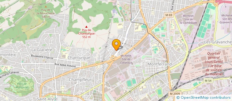 localisation de l'entreprise MONSIEUR ANTOINE DA CUNHA  CLERMONT-FERRAND