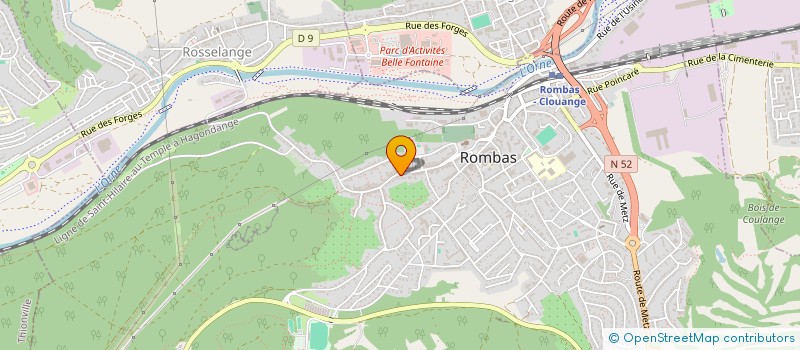 localisation de l'entreprise MONSIEUR ANTOINE DA FONSECA  ROMBAS