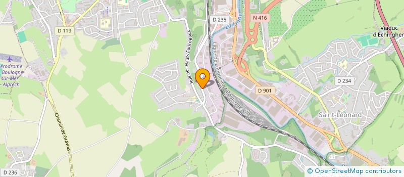 localisation de l'entreprise MONSIEUR ANTOINE DACQUIN  OUTREAU