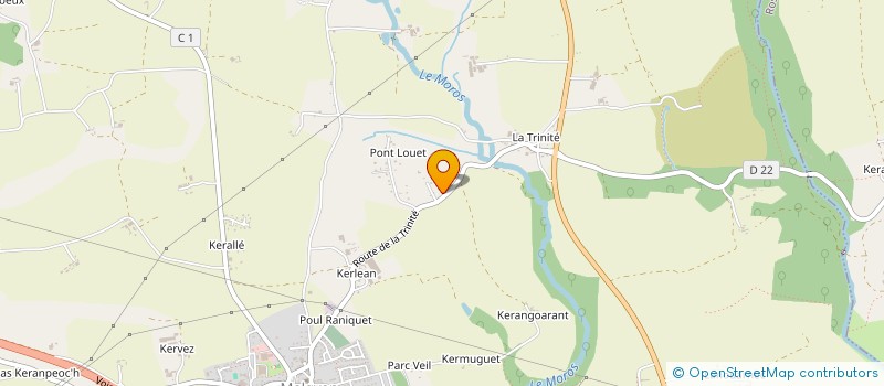 localisation de l'entreprise MONSIEUR ANTOINE DAGORN  MELGVEN