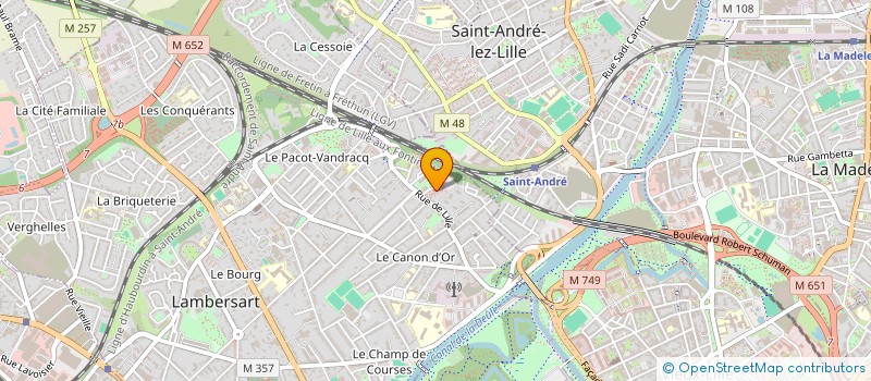 localisation de l'entreprise MONSIEUR ANTOINE DANCKAERT  LAMBERSART