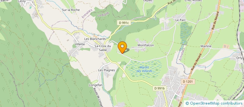 localisation de l'entreprise MONSIEUR ANTOINE DANIERE  LA BIOLLE