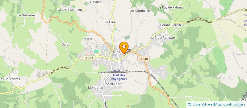 localisation de l'entreprise MONSIEUR ANTOINE DASSIOU  GIGNAC