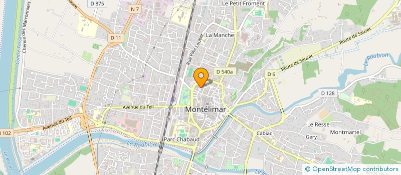 localisation de l'entreprise MONSIEUR ANTOINE DASSONVILLE  MONTELIMAR