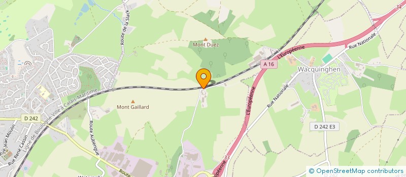 localisation de l'entreprise MONSIEUR ANTOINE DAUSQUE  WIMILLE