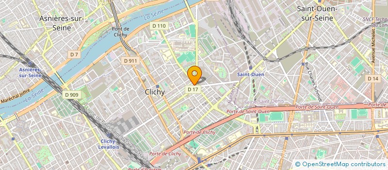 localisation de l'entreprise MONSIEUR ANTOINE DAVID à CLICHY