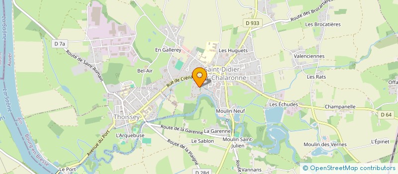 localisation de l'entreprise MONSIEUR ANTOINE DE BARROS à SAINT-DIDIER-SUR-CHALARONNE