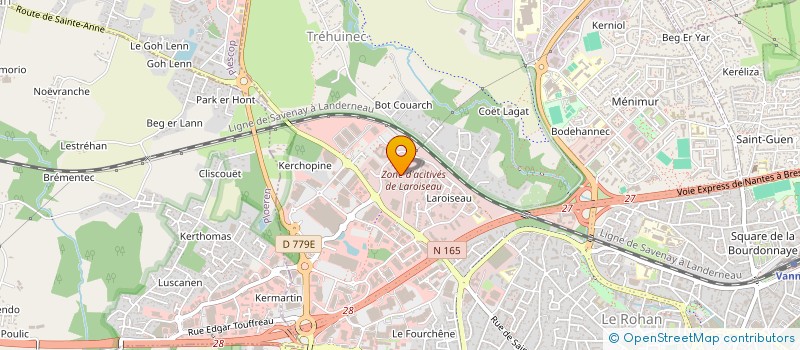 localisation de l'entreprise MONSIEUR ANTOINE DE BERNES DE LONGVILLIERS à VANNES