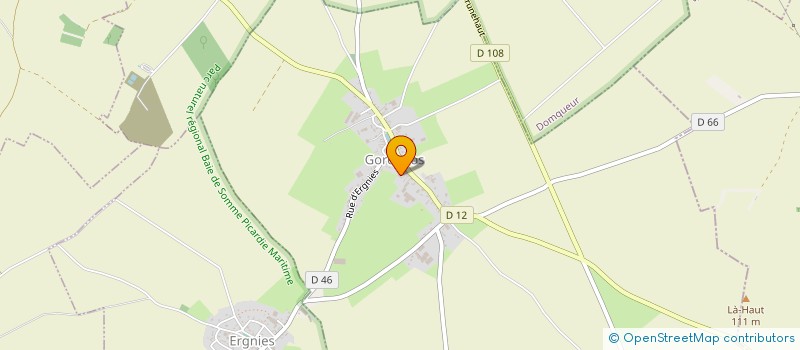 localisation de l'entreprise MONSIEUR ANTOINE DE FRANCQUEVILLE  GORENFLOS