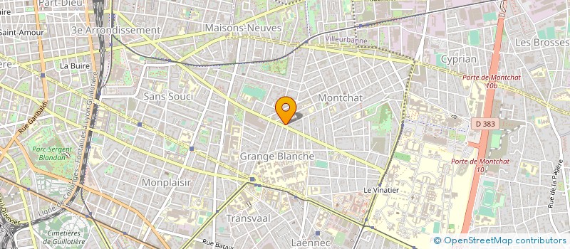 localisation de l'entreprise MONSIEUR ANTOINE DE PARSCAU DU PLESSIX  LYON