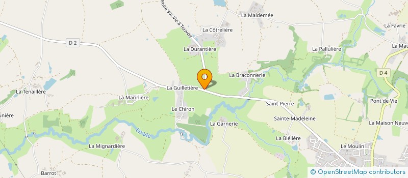 localisation de l'entreprise MONSIEUR ANTOINE DE PERETTI à LE POIRE-SUR-VIE