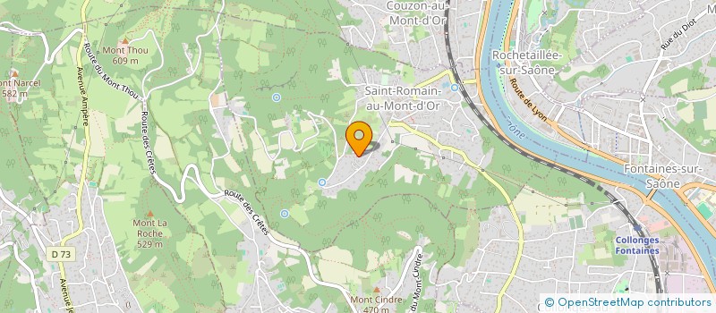 localisation de l'entreprise MONSIEUR ANTOINE DE SALEON TERRAS  SAINT-ROMAIN-AU-MONT-D'OR