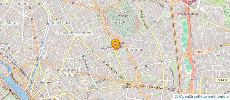 localisation de l'entreprise MONSIEUR ANTOINE DEBAUGE  PARIS