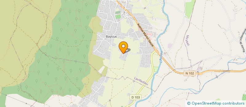 localisation de l'entreprise MONSIEUR ANTOINE DEBORD  LAVILLEDIEU