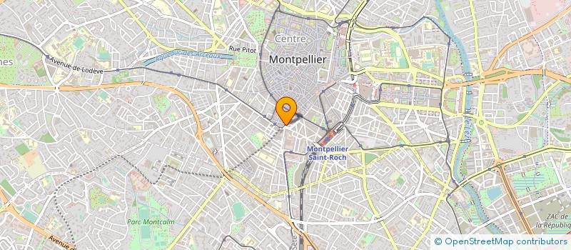 localisation de l'entreprise MONSIEUR ANTOINE DEBOURDEAU  MONTPELLIER