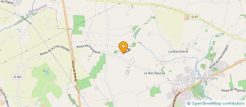 localisation de l'entreprise MONSIEUR ANTOINE DEBREUS  GRANDPARIGNY