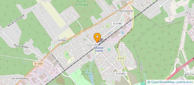 localisation de l'entreprise MONSIEUR ANTOINE DECAZES  CESTAS