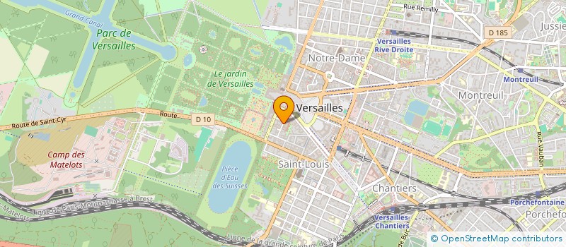 localisation de l'entreprise MONSIEUR ANTOINE DECHAMBENOY  VERSAILLES