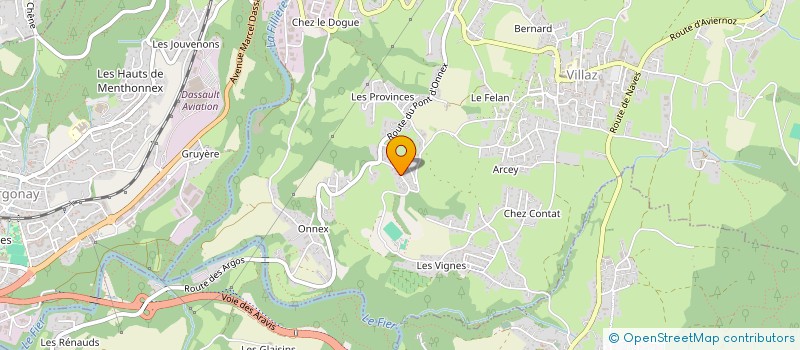 localisation de l'entreprise MONSIEUR ANTOINE DECOUT  VILLAZ