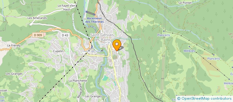 localisation de l'entreprise MONSIEUR ANTOINE DEDENIS  LES CONTAMINES-MONTJOIE