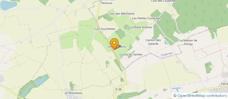 localisation de l'entreprise MONSIEUR ANTOINE DEFOSSEZ à CHITENAY