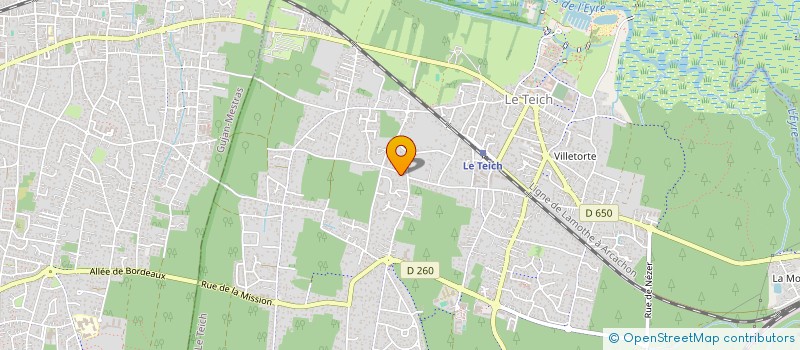 localisation de l'entreprise MONSIEUR ANTOINE DEGOUE  LE TEICH