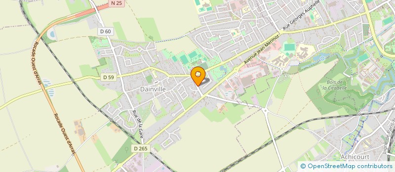 localisation de l'entreprise MONSIEUR ANTOINE DEGUINE  DAINVILLE