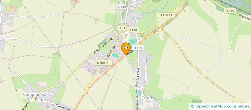 localisation de l'entreprise MONSIEUR ANTOINE DEHOUVE  ECUIRES