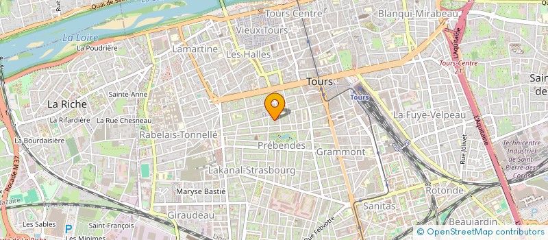 localisation de l'entreprise MONSIEUR ANTOINE DELABARRE  TOURS