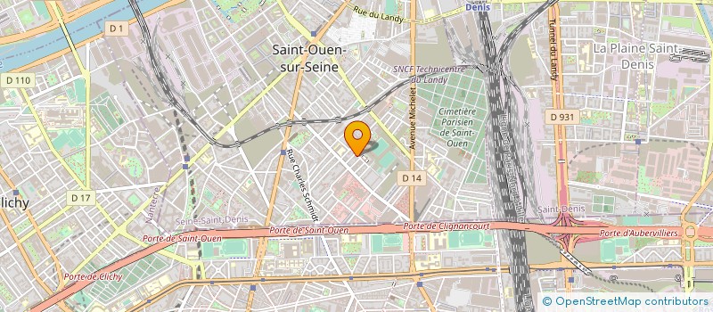 localisation de l'entreprise MONSIEUR ANTOINE DELACOUR à SAINT-OUEN-SUR-SEINE