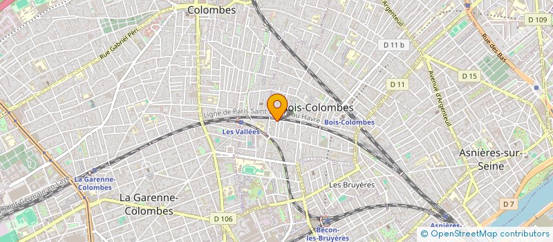 localisation de l'entreprise MONSIEUR ANTOINE DELAFOSSE à BOIS-COLOMBES