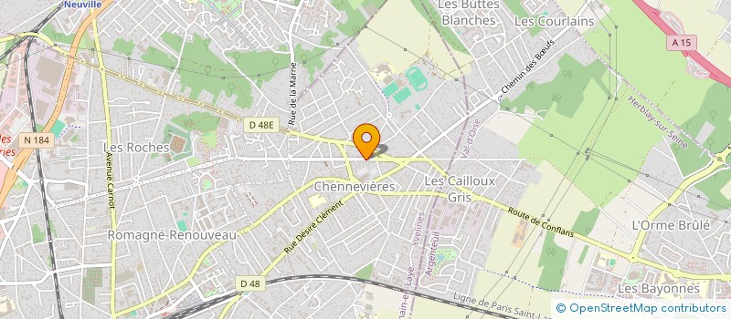 localisation de l'entreprise MONSIEUR ANTOINE DELAGE  CONFLANS-SAINTE-HONORINE