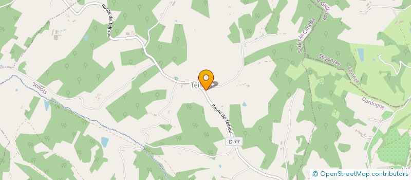 localisation de l'entreprise MONSIEUR ANTOINE DELAUNET  TEILLOTS