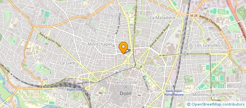 localisation de l'entreprise MONSIEUR ANTOINE DELERUELLE  DIJON