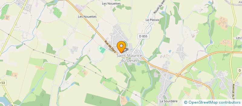 localisation de l'entreprise MONSIEUR ANTOINE DELESALLE à LES MONTS-D'ANDAINE