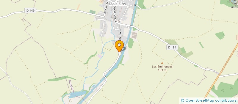 localisation de l'entreprise MONSIEUR ANTOINE DELESALLE  MOISLAINS